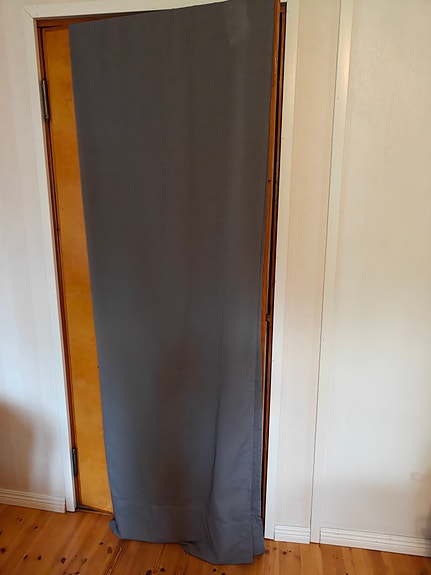 IKEA harmaat verhot