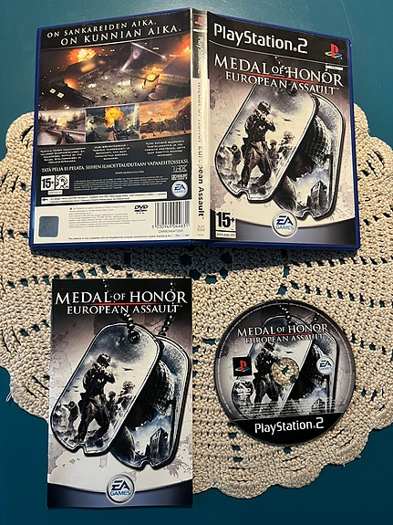 Ps2 medal of honor european assault (cib)