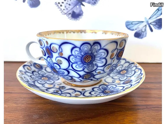 Lomonosov Imperial Porcelain "Winding Twig / Bindweed"