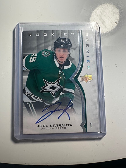 Upper Deck Rookies Premier Joel Kiviranta Dallas Stars