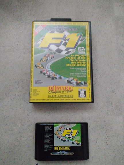 F1 Formula One -peli Sega Mega Drive