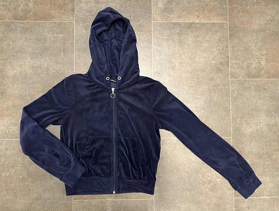 Velour huppari, koko S
