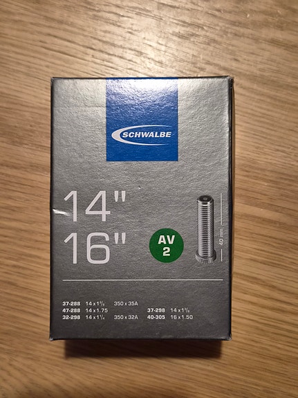 Schwalbe sisärengas 14–16" AV2