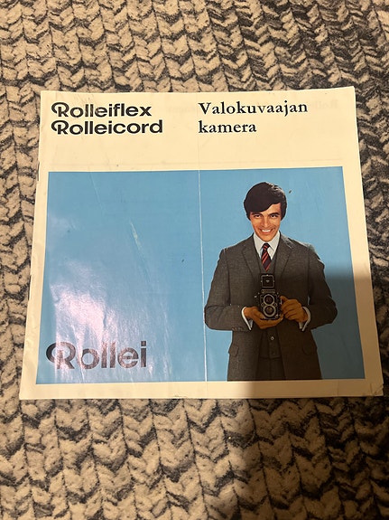 Rollei Rolleiflex/Rolleicord valokuvaajan kamera -esite