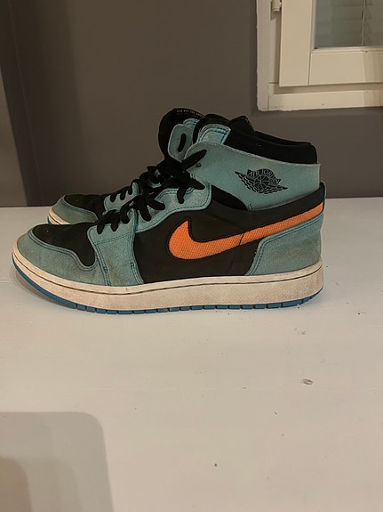 Nike Zoom Air high top tennarit koko 45 mintunvihreä-oranssi