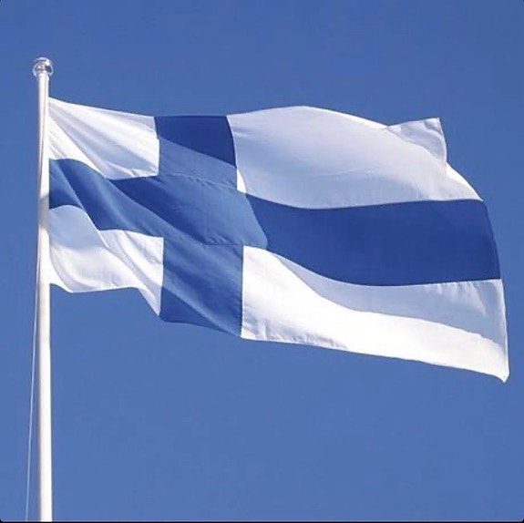 Suomen lippu kangaslippu