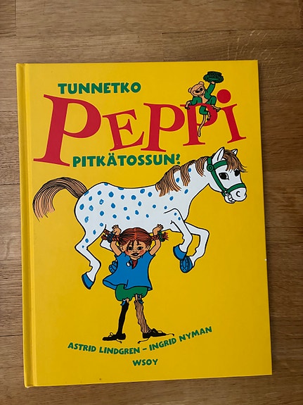 Peppi Pitkätossu - kirja