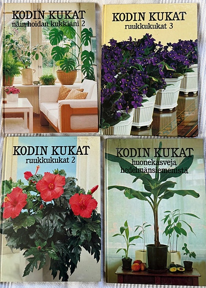 Kodin kukat -kirjasarja huonekasveista
