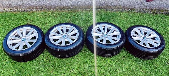 Bmw 17" renkaat alumiinivanteilla