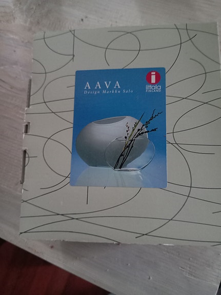 Iittala Aava maljakko 120 mm kirkas