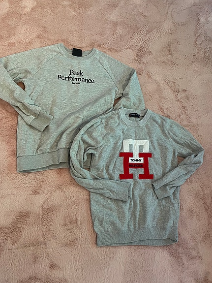 Peak performance college ja Tommy Hilfiger neule