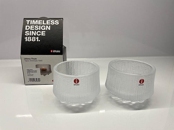 Iittala Ultima Thule lasit kirkas 2 kpl