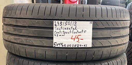 235/50R18 Continental ContiSportContact 5 kesärengas