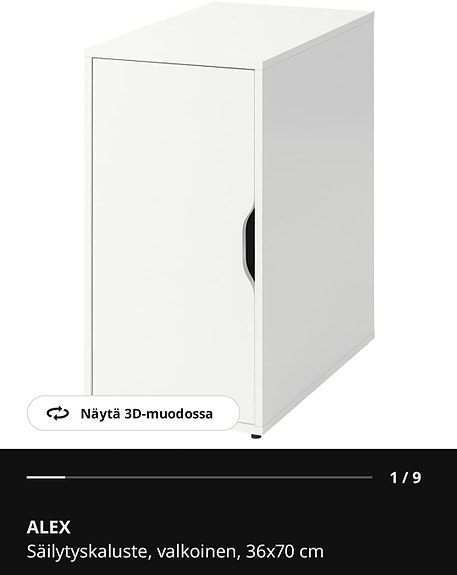 Alex kaappi / säilytyskaluste