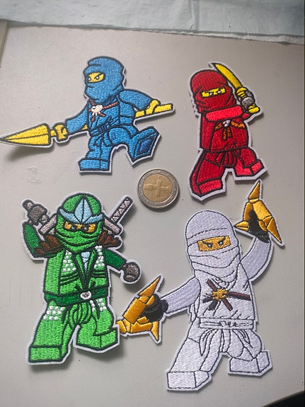 Lego Ninjago kangasmerkit 4 kpl