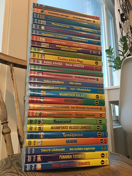 Muumi dvd vanhoilla 90-luvun äänillä* Täydellinen kokoelma muumit