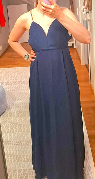 Nelly iltapuku XS sininen