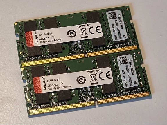 Kingston DDR4 32GB (2x16GB) 2666MHz SO-DIMM läppärimuistit | Tori