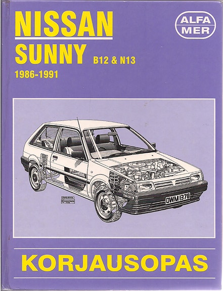 Nissan Sunny 1986-1991 korjausopas