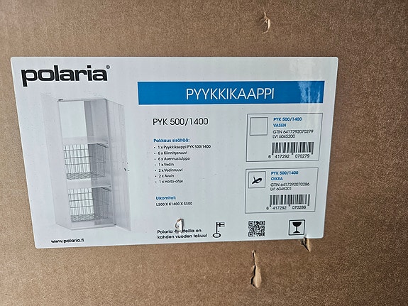 Polaria Pyk 500/400 pyykkikaappi