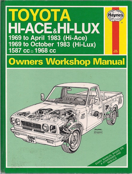 Toyota Hi-Ace & Hi-Lux 1969-1983 korjausopas