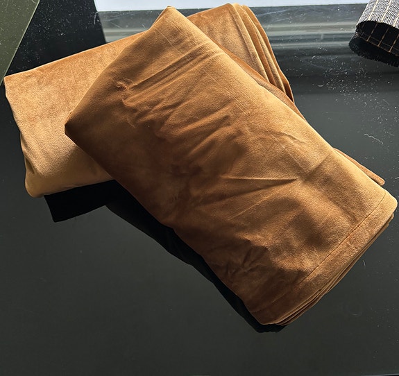 HEMTEX ruskea verhot (plyyssi/sametti)