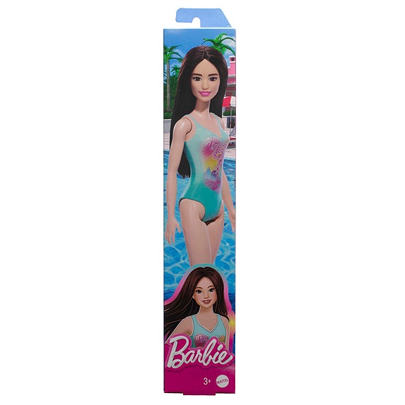 Mattel Barbie Doll in Beach Outfit 6.5x32.5cm
