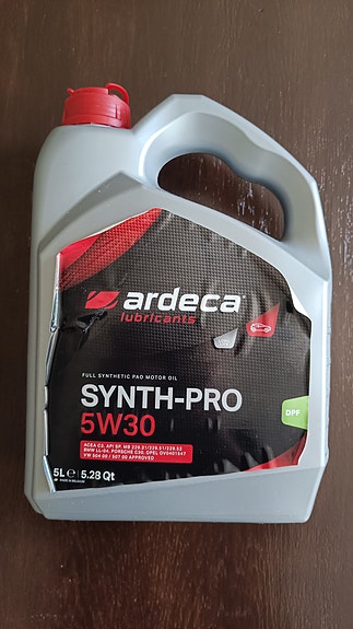 Ardeca Synth-Pro 5W30 moottoriöljy 5L