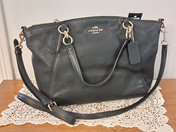 Coach Prairie musta Satchel nahkalaukku