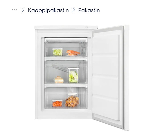 Halutaan ostaa pieni kaappipakastin