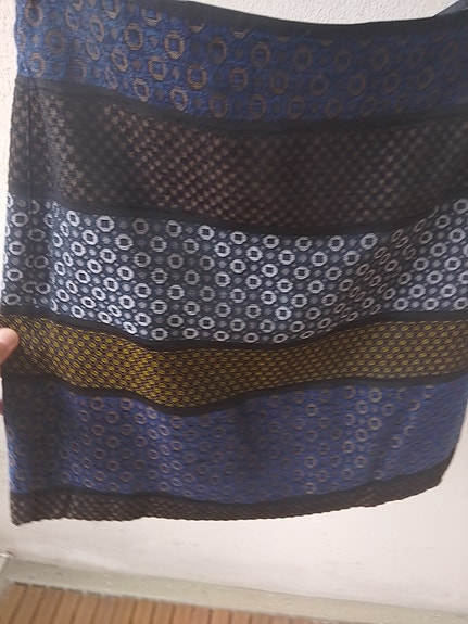 Jacquard-kankainen A-linjainen hame