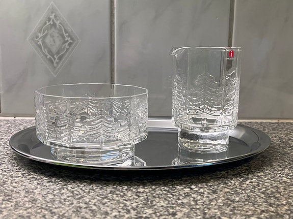 Iittala kuusi kermakko ja sokerikko