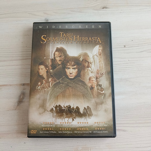 Taru sormusten herrasta sormusten ritarit dvd