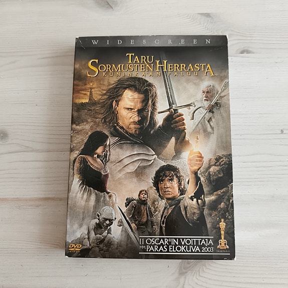 Taru sormusten herrasta kuninkaan paluu dvd