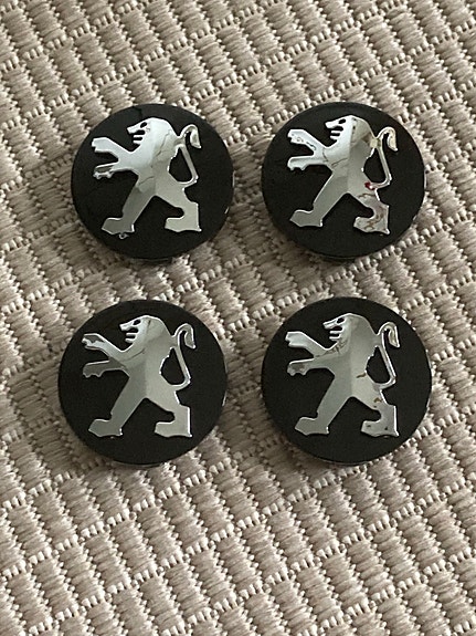 Peugeot vanteiden keskikupit 60mm