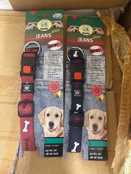 Karlie Jeans Plus koiran kaulapanta L 45–65 cm