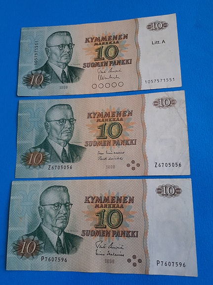 10 mk setelit  1980