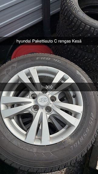 Hyvät Hyundai Pakettiauton Kesärenkaat sekä vanteet