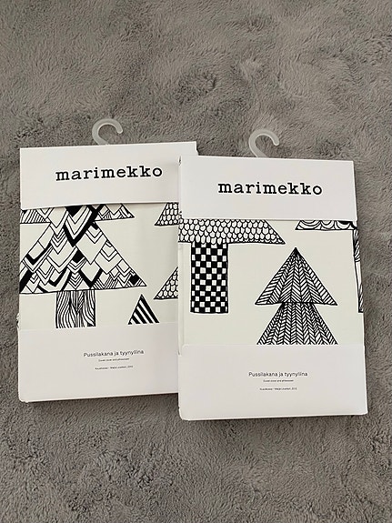 Marimekko pussilakanasetit mustavalkoinen 2kpl