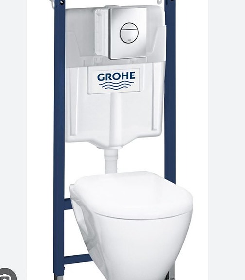 Grohe seinä-wc ja piilohuuhtelusäiliö