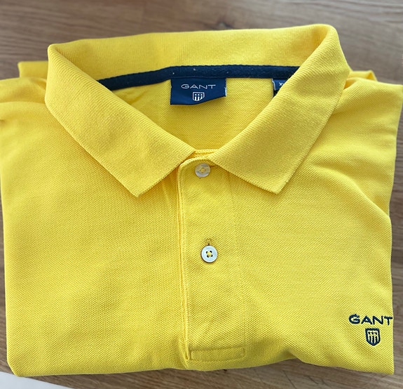GANT miesten pikeepaita XL keltainen puuvilla