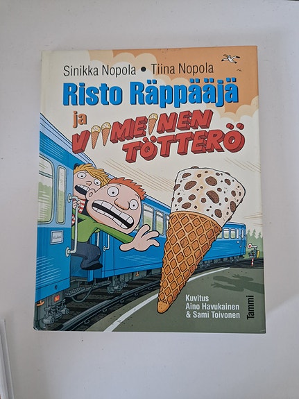 Risto Räppääjä ja viimeinen tötterö- kirja