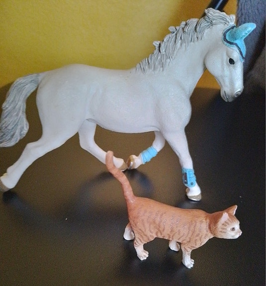 Schleich hevonen +kissa