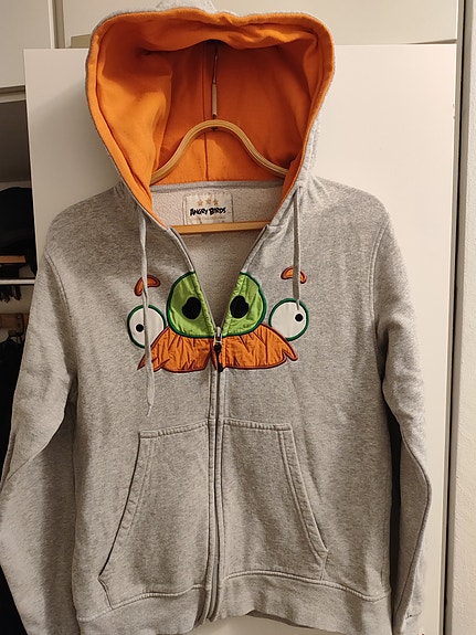 H&M Angry Birds huppari S harmaa unisex