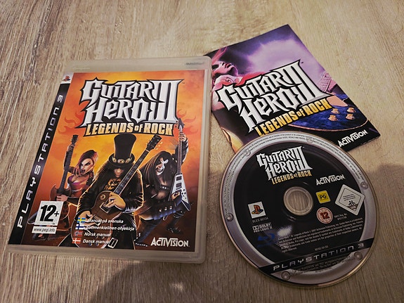 Guitar Hero III: Legends of Rock PS3-peli