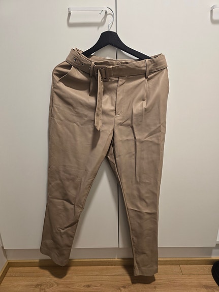 Vila chino-housut M beige naisten