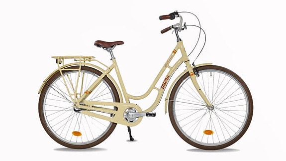 Insera naisten kaupunkipyörä 28" koko L beige
