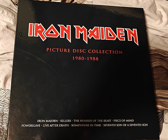 UUSI Iron Maiden Picture Disc Collection 1980–1988 LP boxi