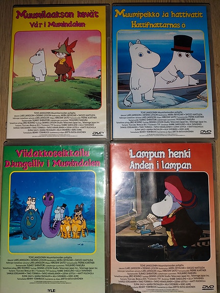 Muumi DVD-kokoelma 18kpl