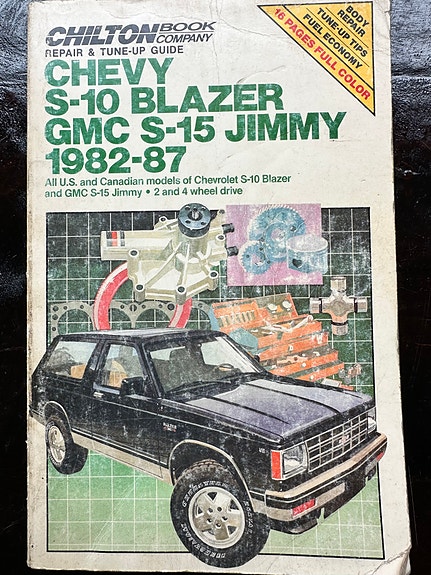 Chevrolet. S-10 Blatser